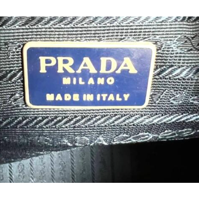 PRADA(プラダ)の週末限定値下げ♥PRADA プラダ ナイロン ビーズ ショルダーバッグ ネイビー レディースのバッグ(ショルダーバッグ)の商品写真