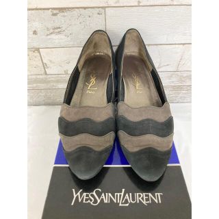 サンローラン(Saint Laurent)の【美品】YVES SAINT LAURENT スエード パンプス (約22cm)(ハイヒール/パンプス)