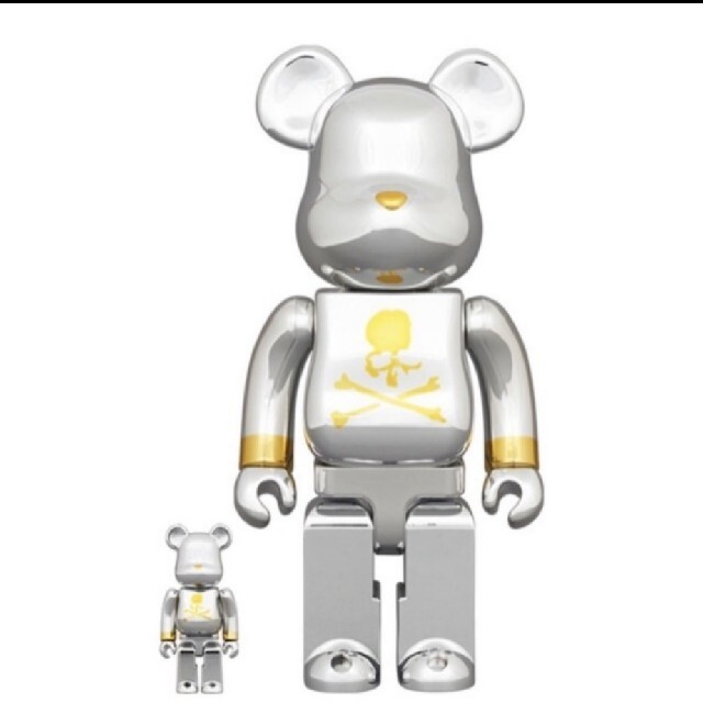 BE@RBRICK mastermind JAPAN SILVER 100％ &