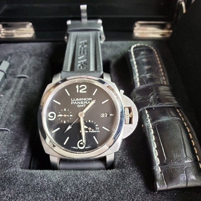 箱付き【PANERAI】パネライ ルミノール1950 3デイズ GMT