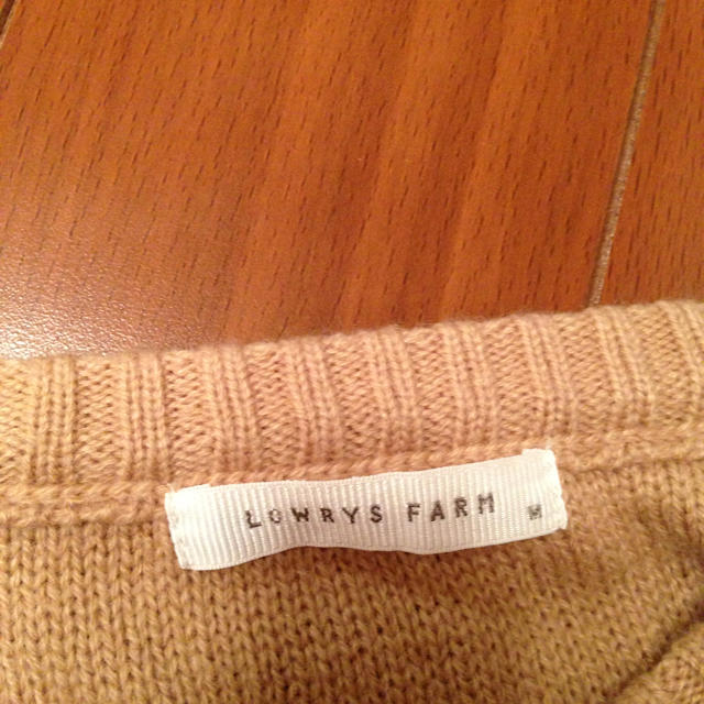 LOWRYS FARM(ローリーズファーム)のニット＆シャツの二点セット レディースのトップス(ニット/セーター)の商品写真