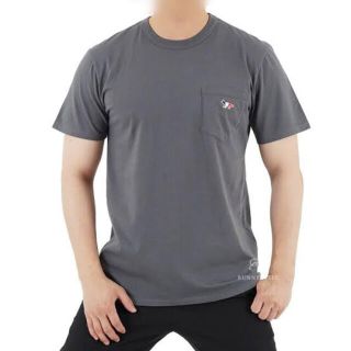 メゾンキツネ(MAISON KITSUNE')の【美品】MAISON KITSUNE Tシャツ XSサイズ グレー メゾンキツネ(Tシャツ/カットソー(半袖/袖なし))