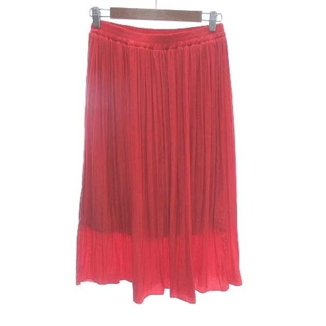 So 1:1(ソウワンバイワン)のソウワンバイワン So1:1 ギャザースカート ロング F 赤 レッド ■MO レディースのスカート(ロングスカート)の商品写真