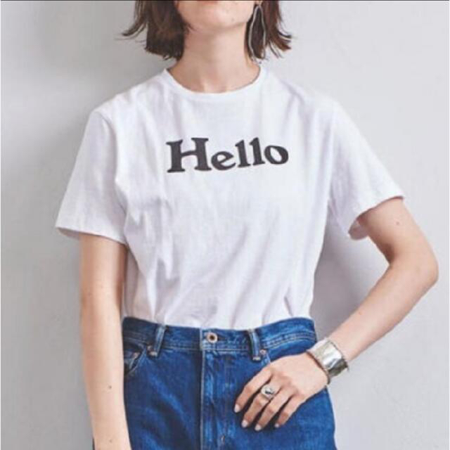 マディソンブルー Hello ハロー Tシャツ 白 ホワイト 00 | feber.com