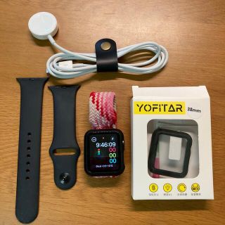 アップルウォッチ(Apple Watch)のApple Watch series3 38mm【美品】(腕時計(デジタル))