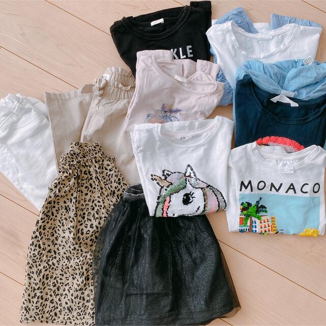 ZARA KIDS(ザラキッズ)の女の子まとめ売り　100〜130 キッズ/ベビー/マタニティのキッズ服女の子用(90cm~)(Tシャツ/カットソー)の商品写真