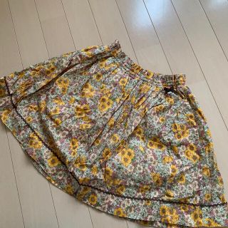 ブランド Tartine タルティーヌエショコラリバティスカート&紺トップス