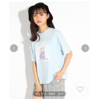 ピンクラテ(PINK-latte)のピンクラテ１６０センチガールグラフィックプリントTシャツ(Tシャツ/カットソー)