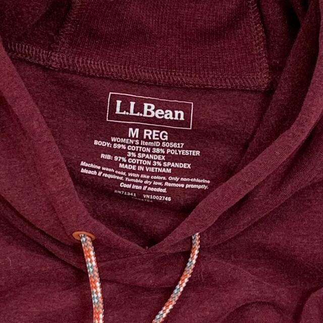 L.L.Bean(エルエルビーン)の【317】エルエルビーン L.L.Bean パーカー  ロング丈　M レディースのトップス(パーカー)の商品写真