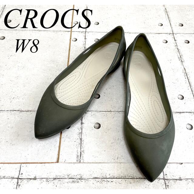 crocs CROCS レディス パンプス サンダル 24cm〜24.5cm 美品の通販 by saki クロックス フラットシューズ スニーカー w8(24cm)