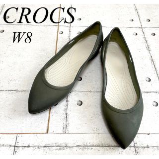 クロックス(crocs)のCROCS レディス パンプス サンダル 24cm〜24.5cm 美品(ハイヒール/パンプス)