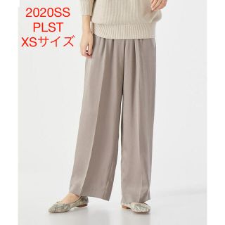 プラステ(PLST)の未使用＊2020SS 大草直子さん着 PLST サテンイージ－ストレートパンツ(カジュアルパンツ)