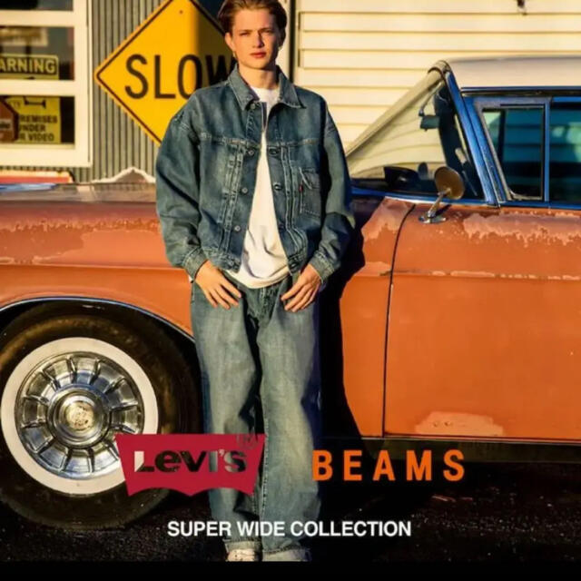 Levi's(リーバイス)のLEVI'S(R) x BEAMS SUPER WIDE TRUCKER JKT メンズのジャケット/アウター(Gジャン/デニムジャケット)の商品写真