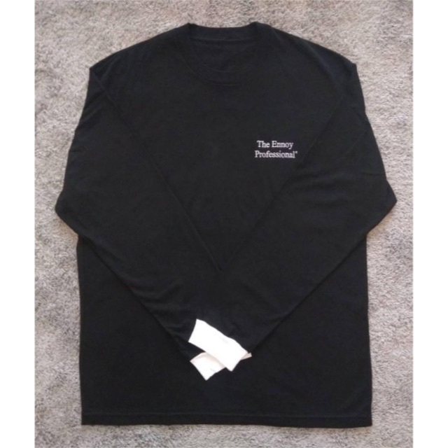 Ennoy Professional L/S TEE BLACK / WHITE - Tシャツ/カットソー(七分 ...