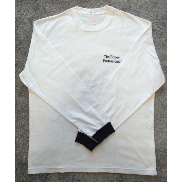 Ennoy Professional L/S TEE WHITE / NAVY 【国内発送】 8575円引き