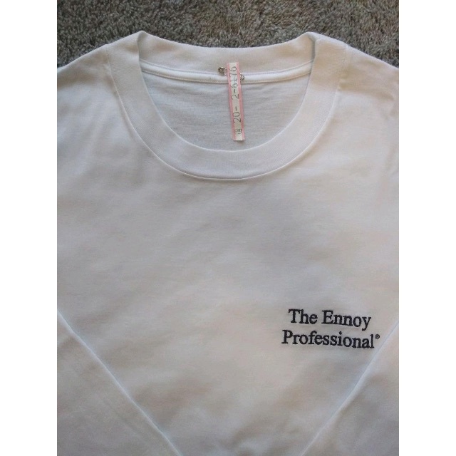 ennoy professional T-shirt NAVY WHITE