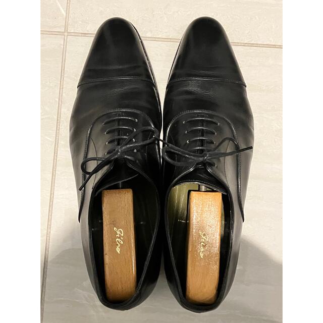 三陽山長 size:8.0(26.0cm相当) ストレートチップ 内羽根式 黒