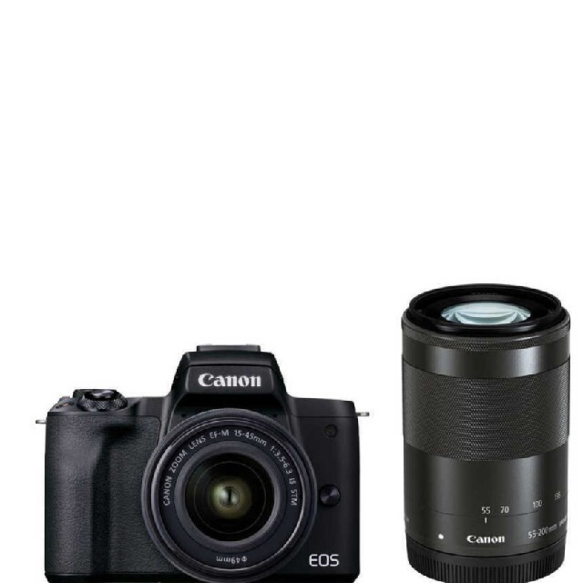 最上の品質な Canon - 新品未開封・Canon EOS kiss M2 ダブルズーム