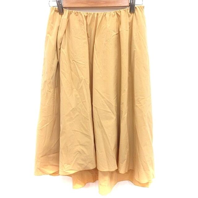 Aveniretoile(アベニールエトワール)のアベニールエトワール スカート フレア ミモレ ロング 38 黄色  レディースのスカート(ロングスカート)の商品写真