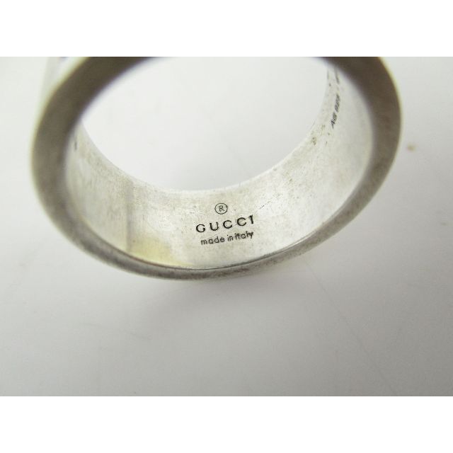 Gucci(グッチ)のグッチ ブランデッドG #13号 SV 925 指輪 リング アクセサリー レディースのアクセサリー(リング(指輪))の商品写真