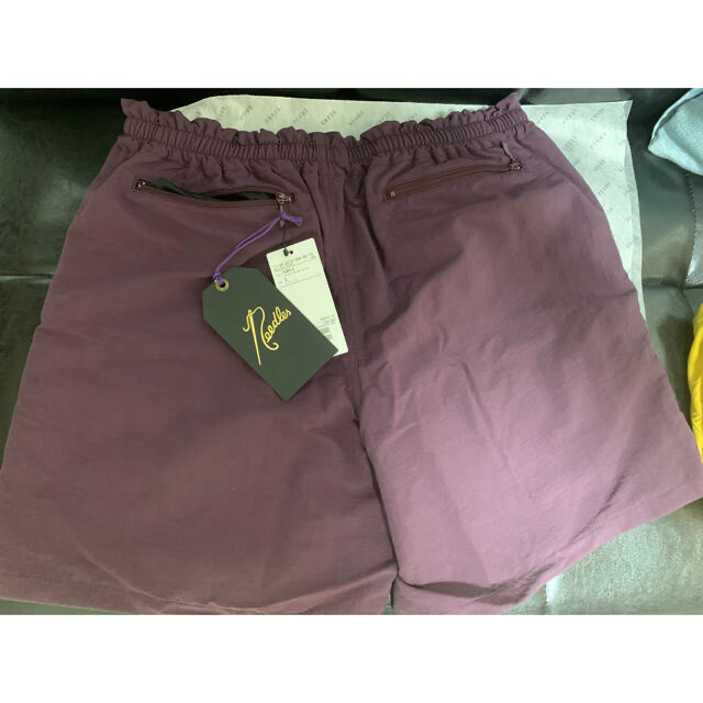L NEEDLES BEAMS 別注 ナイロンリップストップ ショートパンツ