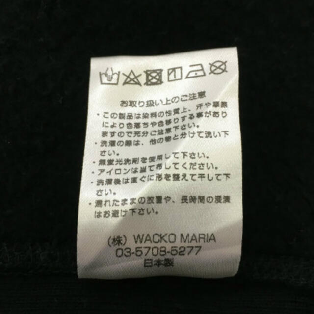 WACKO MARIA(ワコマリア)のWACKO MARIA BUDSPOOL ヘビーウエイト　スウェット　総刺繍　黒 メンズのトップス(スウェット)の商品写真