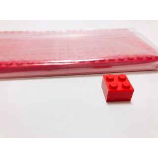 レゴ(Lego)の【新品未使用】レゴ　LEGO ブロック　2x2  レッド　赤　50個(知育玩具)