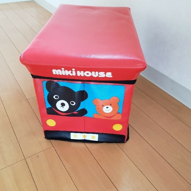 mikihouse(ミキハウス)のミキハウス　ボックス　スツール キッズ/ベビー/マタニティの寝具/家具(収納/チェスト)の商品写真