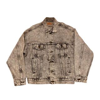 80s90s Levi's 先染めブラック XL 70507-4858 デニムジャケット USA製