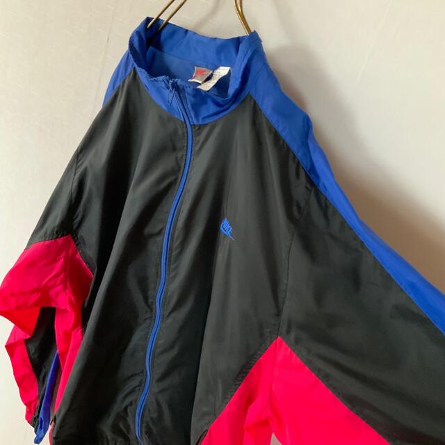 90‘s 銀タグ NIKE マルチカラー ナイロンジャケット XL