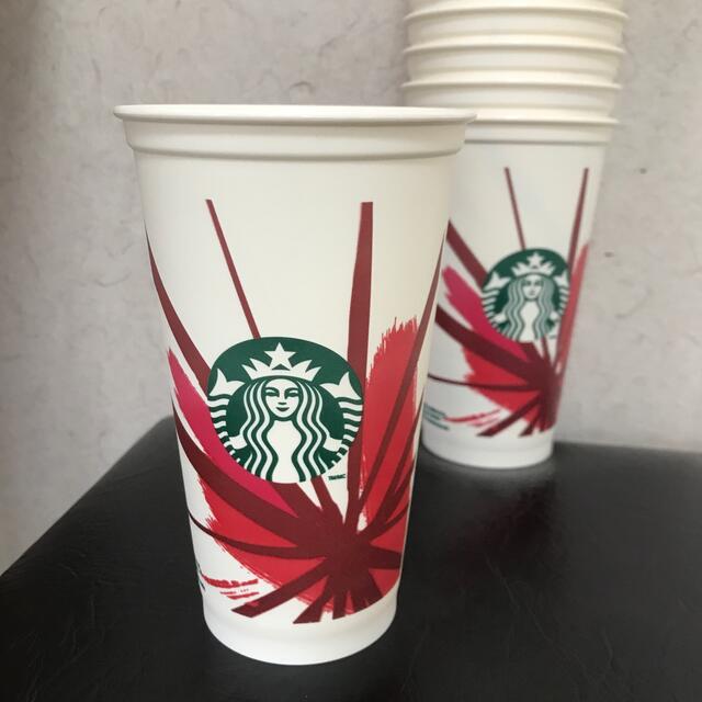 Starbucks Coffee(スターバックスコーヒー)のStarbucks Hot Reusable Cup カナダ限定10個セット インテリア/住まい/日用品のキッチン/食器(容器)の商品写真