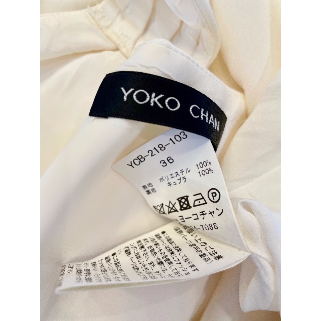 YOKO CHAN Pearl Blouse GINZA6限定色 白 36