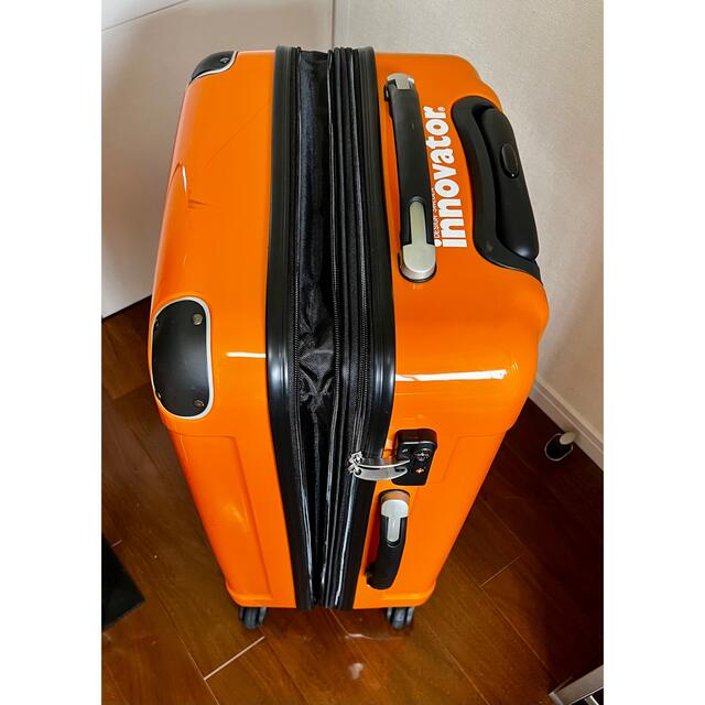 【中古使用頻度・小】スーツケース 収納力大 オレンジ 元気カラー