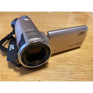 ビクター(Victor)のJVC ビデオカメラ（ピンクゴールド） GZ-E77-N　メモリ付(ビデオカメラ)
