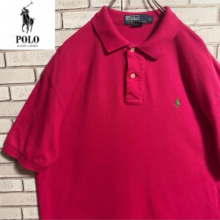 ポロラルフローレン(POLO RALPH LAUREN)の90s 古着 ポロ ラルフローレン 刺繍ロゴ ビッグシルエット ゆるだぼ(ポロシャツ)