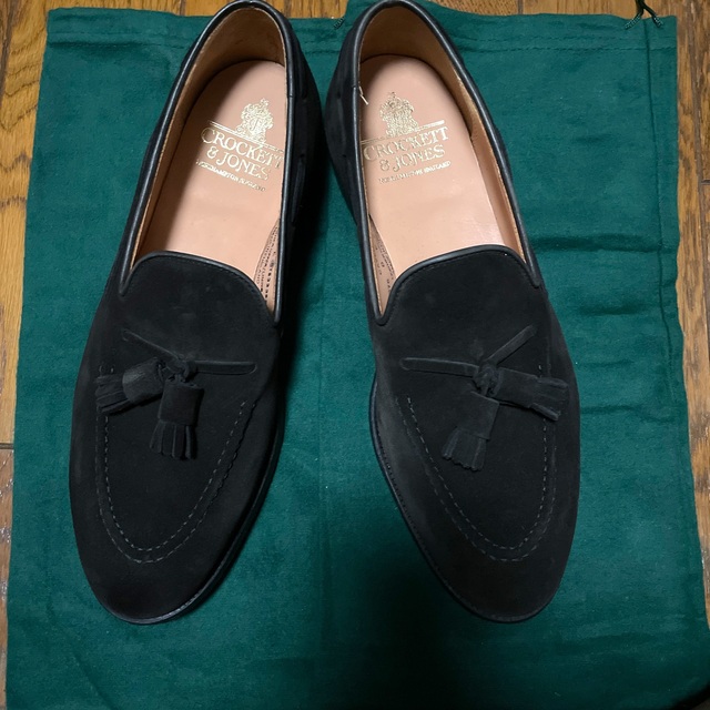 Crockett&Jones(クロケットアンドジョーンズ)のama様 専用(新品)クロケットジョーンズ スウェードローファー メンズの靴/シューズ(ドレス/ビジネス)の商品写真