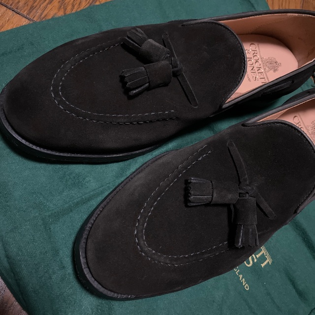 Crockett&Jones(クロケットアンドジョーンズ)のama様 専用(新品)クロケットジョーンズ スウェードローファー メンズの靴/シューズ(ドレス/ビジネス)の商品写真