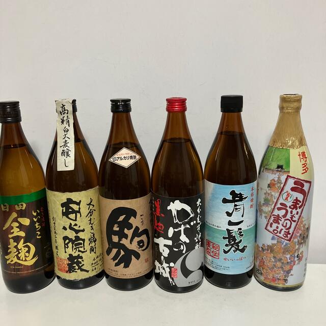 159【麦焼酎飲み比べ6本セット】900ml6本セット