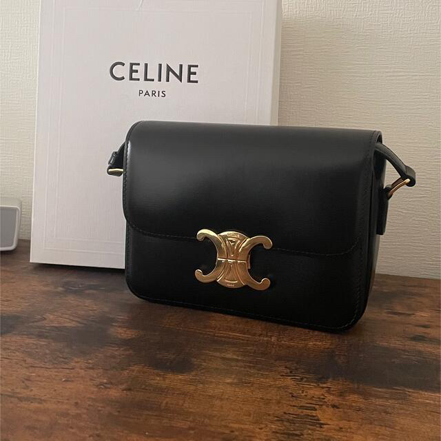 celine - 専用☆ (美品) ティーン トリオンフバッグ/ シャイニーカーフ