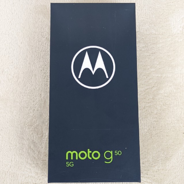 【新品未使用】未開封 motorola moto g50 5g テンダーグリーン