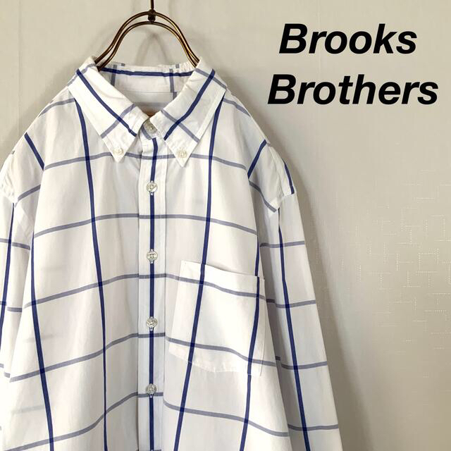 2点おまとめ赤タグ Brooks Brothers チェック柄ボタンダウンシャツ