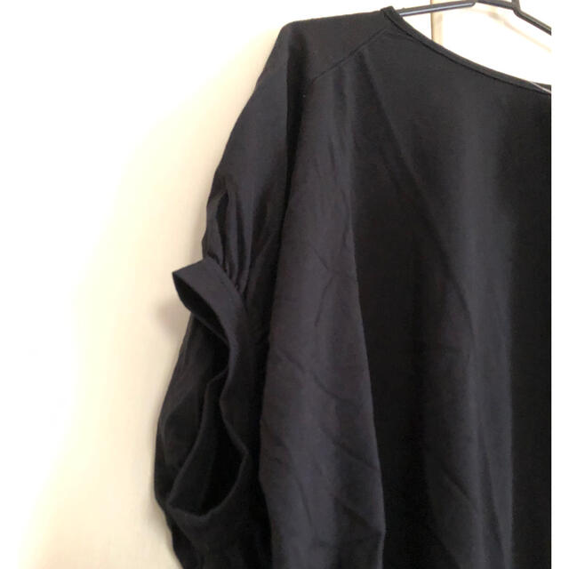 SM2(サマンサモスモス)のサマンサモスモスブルー　裾ギャザープルオーバー レディースのトップス(カットソー(半袖/袖なし))の商品写真