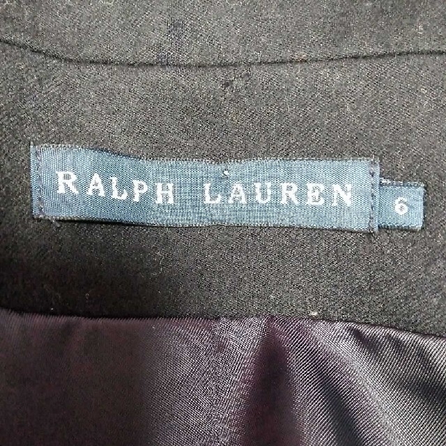 Ralph Lauren(ラルフローレン)のRALPH LAURENの紺ブレ　サイズ6(虫食い2カ所あり) レディースのジャケット/アウター(テーラードジャケット)の商品写真