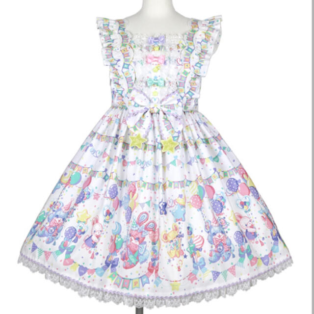 競売 Angelic Pretty Garland Happy - ひざ丈ワンピース - www