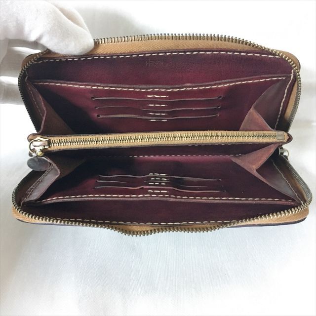 HENRY BEGUELIN - 美品 アンリークイール ポーカーキング 長財布 HENRY BEGUELIN - 美品 アンリークイール ポーカーキング 長財布