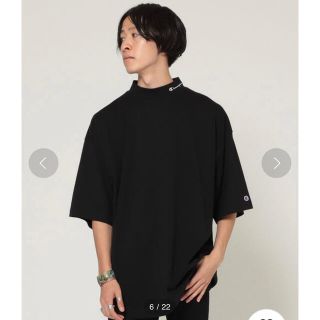 チャンピオン(Champion)のBEAMS×Champion 別注モックネックTシャツ(Tシャツ/カットソー(半袖/袖なし))