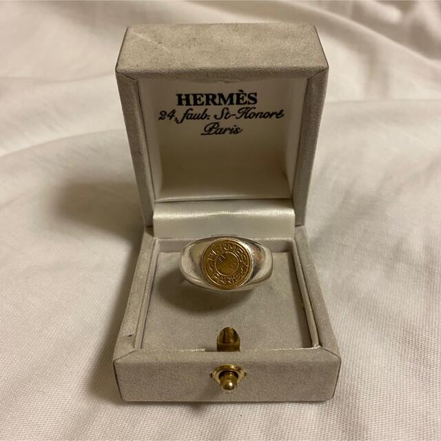 Hermes(エルメス)の【18.5号】HERMES エルメス　セリエ コンビ　リング  ヴィンテージ レディースのアクセサリー(リング(指輪))の商品写真