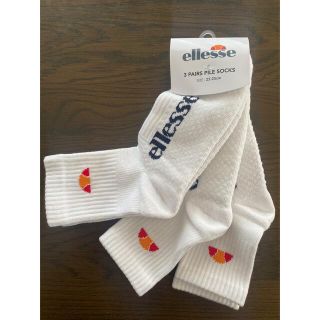 エレッセ(ellesse)のテニスソックス3足　　本日限定値下げ(その他)