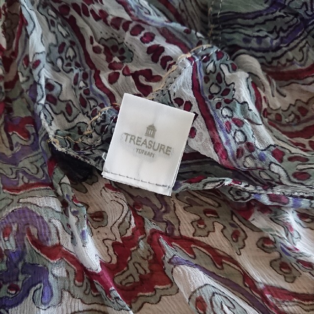 TREASURE(トレジャー)のTREASURE TOPKAPI トプカピ ペイズリー柄 スカーフ レディースのファッション小物(マフラー/ショール)の商品写真