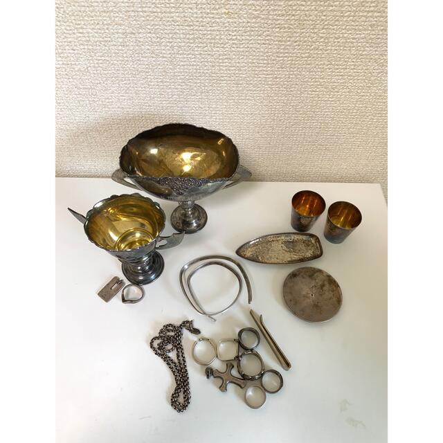 純銀.925.Silver.刻印 製品 約352グラム 中古ジャンク品 ５５％以上